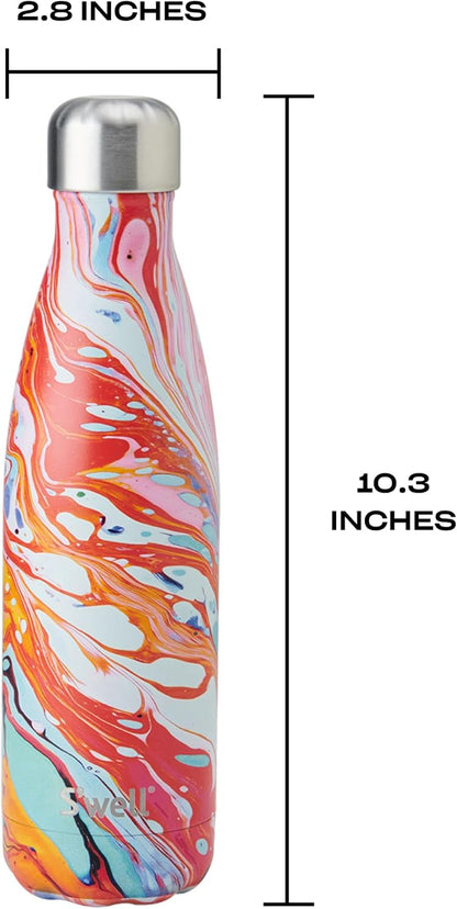 Stainless Steel Water Bottle, 25oz, Azurite, Triple Layered Vacuum Insulated Containers Keeps Drinks Cold for 48 Hours and Hot for 24, BPA Free, Perfect for On the Go