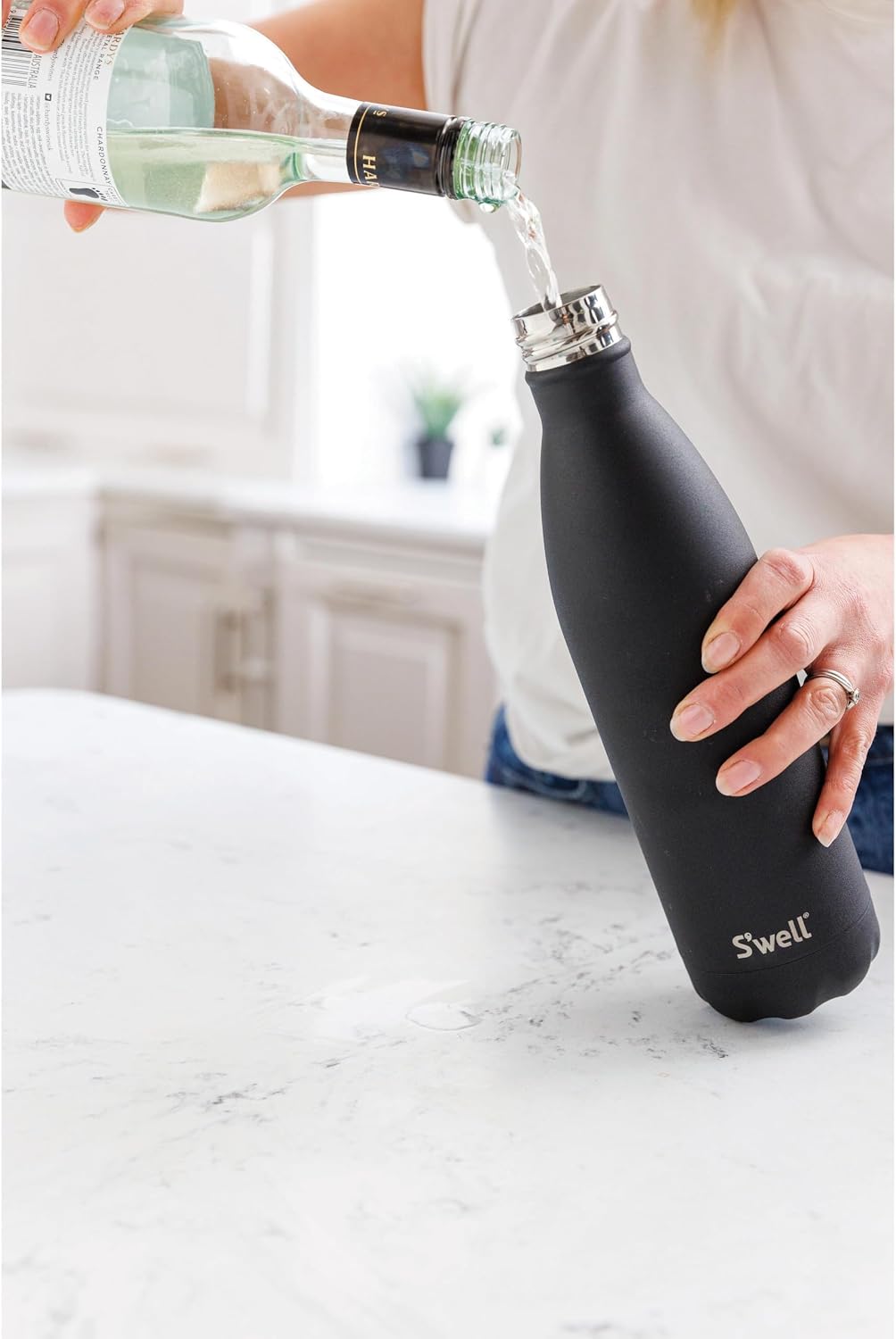 Stainless Steel Water Bottle, 25oz, Azurite, Triple Layered Vacuum Insulated Containers Keeps Drinks Cold for 48 Hours and Hot for 24, BPA Free, Perfect for On the Go