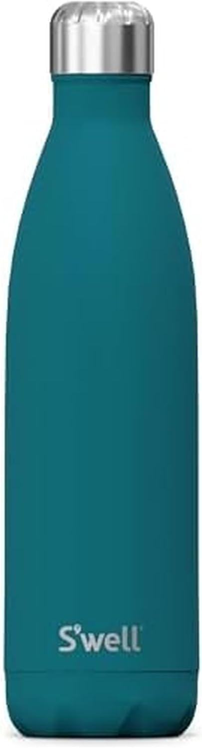 Stainless Steel Water Bottle, 25oz, Azurite, Triple Layered Vacuum Insulated Containers Keeps Drinks Cold for 48 Hours and Hot for 24, BPA Free, Perfect for On the Go