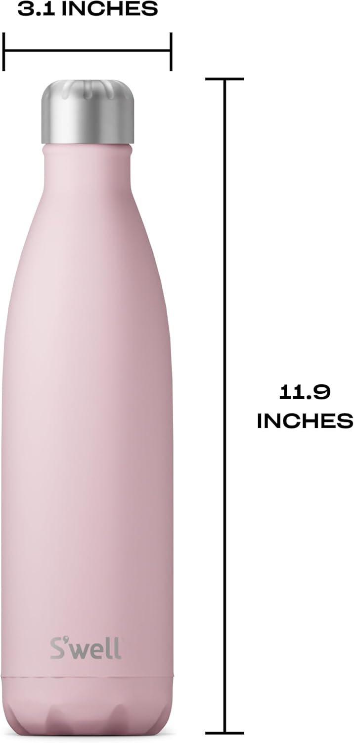 Stainless Steel Water Bottle, 25oz, Azurite, Triple Layered Vacuum Insulated Containers Keeps Drinks Cold for 48 Hours and Hot for 24, BPA Free, Perfect for On the Go
