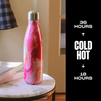 Stainless Steel Water Bottle, 25oz, Azurite, Triple Layered Vacuum Insulated Containers Keeps Drinks Cold for 48 Hours and Hot for 24, BPA Free, Perfect for On the Go