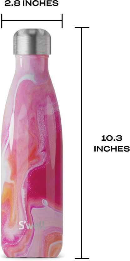 Stainless Steel Water Bottle, 25oz, Azurite, Triple Layered Vacuum Insulated Containers Keeps Drinks Cold for 48 Hours and Hot for 24, BPA Free, Perfect for On the Go