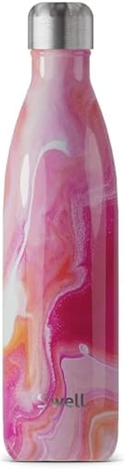Stainless Steel Water Bottle, 25oz, Azurite, Triple Layered Vacuum Insulated Containers Keeps Drinks Cold for 48 Hours and Hot for 24, BPA Free, Perfect for On the Go