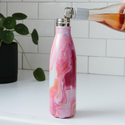 Stainless Steel Water Bottle, 25oz, Azurite, Triple Layered Vacuum Insulated Containers Keeps Drinks Cold for 48 Hours and Hot for 24, BPA Free, Perfect for On the Go