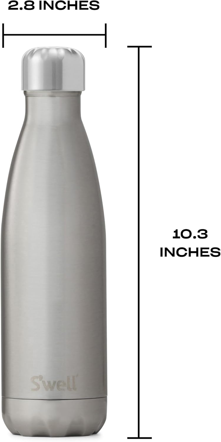 Stainless Steel Water Bottle, 25oz, Azurite, Triple Layered Vacuum Insulated Containers Keeps Drinks Cold for 48 Hours and Hot for 24, BPA Free, Perfect for On the Go