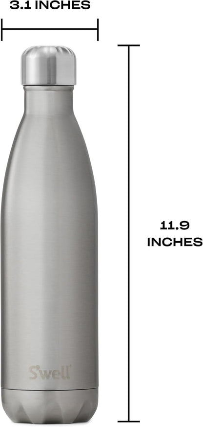 Stainless Steel Water Bottle, 25oz, Azurite, Triple Layered Vacuum Insulated Containers Keeps Drinks Cold for 48 Hours and Hot for 24, BPA Free, Perfect for On the Go