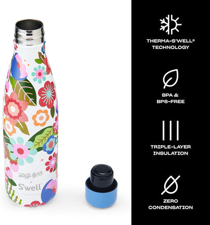 Stainless Steel Water Bottle, 25oz, Azurite, Triple Layered Vacuum Insulated Containers Keeps Drinks Cold for 48 Hours and Hot for 24, BPA Free, Perfect for On the Go
