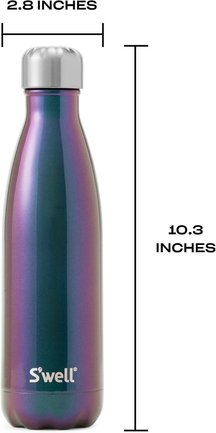 Stainless Steel Water Bottle, 25oz, Azurite, Triple Layered Vacuum Insulated Containers Keeps Drinks Cold for 48 Hours and Hot for 24, BPA Free, Perfect for On the Go
