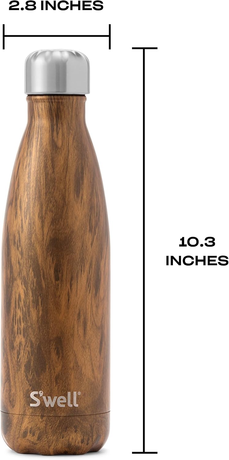 Stainless Steel Water Bottle, 25oz, Azurite, Triple Layered Vacuum Insulated Containers Keeps Drinks Cold for 48 Hours and Hot for 24, BPA Free, Perfect for On the Go
