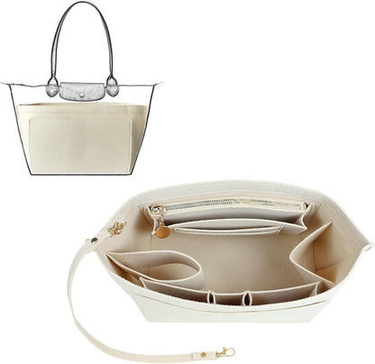 Insert Organizer For Long Champ Large Bag Women Purse Le Pliage organizer Insert 030beige-L