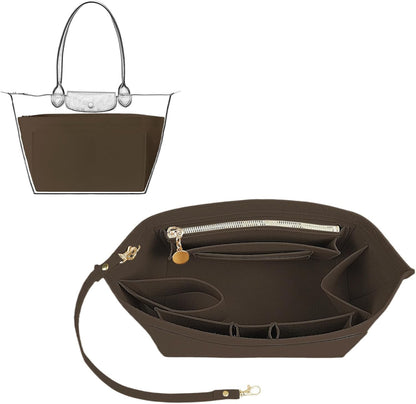 Insert Organizer For Long Champ Large Bag Women Purse Le Pliage organizer Insert 030beige-L
