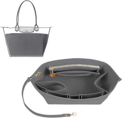 Insert Organizer For Long Champ Large Bag Women Purse Le Pliage organizer Insert 030beige-L