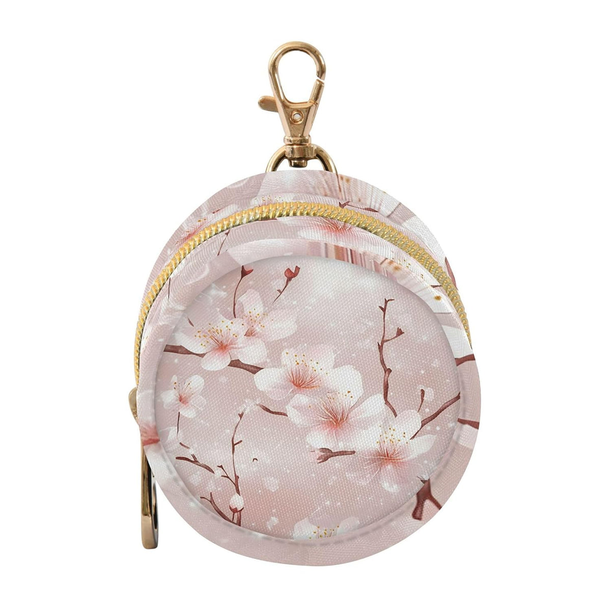 Beautiful Cherry Blossoms Baby Pacifier Holder Case, Dustproof Portable Storage Box for Diaper Bag Purse, Pacifier Storage Container for Boys & Girls