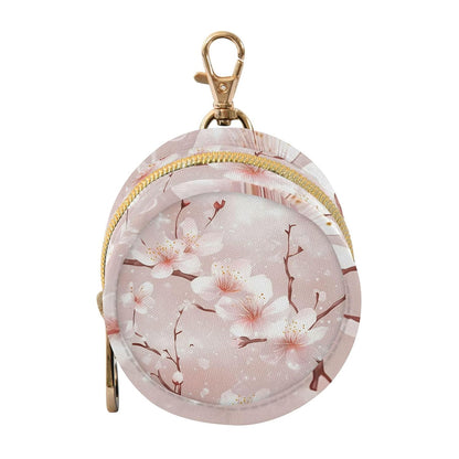 Beautiful Cherry Blossoms Baby Pacifier Holder Case, Dustproof Portable Storage Box for Diaper Bag Purse, Pacifier Storage Container for Boys & Girls