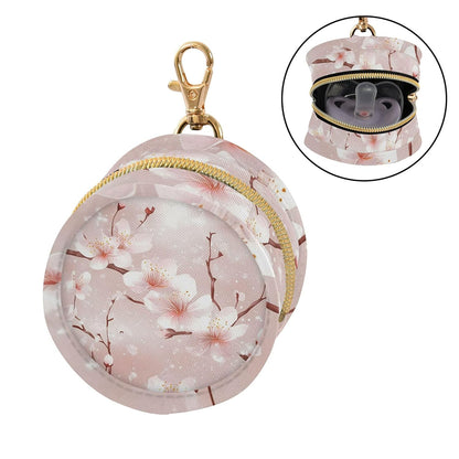 Beautiful Cherry Blossoms Baby Pacifier Holder Case, Dustproof Portable Storage Box for Diaper Bag Purse, Pacifier Storage Container for Boys & Girls
