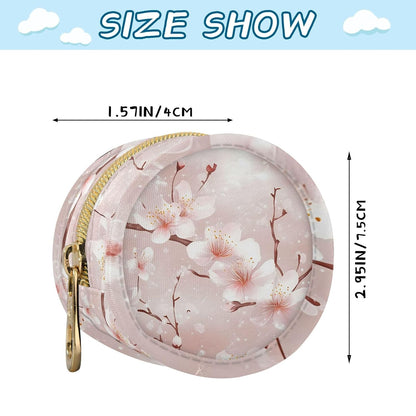 Beautiful Cherry Blossoms Baby Pacifier Holder Case, Dustproof Portable Storage Box for Diaper Bag Purse, Pacifier Storage Container for Boys & Girls