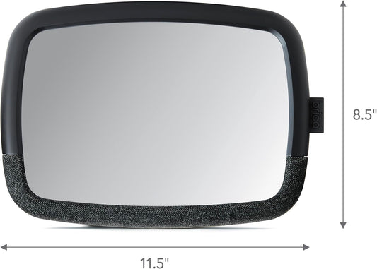 Pivot 360 Baby Car Mirror for Rear-Facing Car Seats, Black