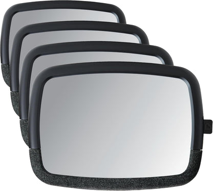 Pivot 360 Baby Car Mirror for Rear-Facing Car Seats, Black