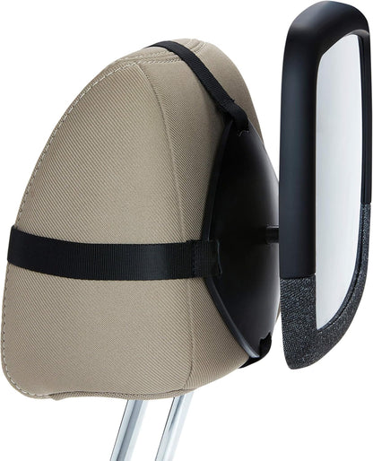 Pivot 360 Baby Car Mirror for Rear-Facing Car Seats, Black