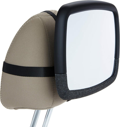Pivot 360 Baby Car Mirror for Rear-Facing Car Seats, Black