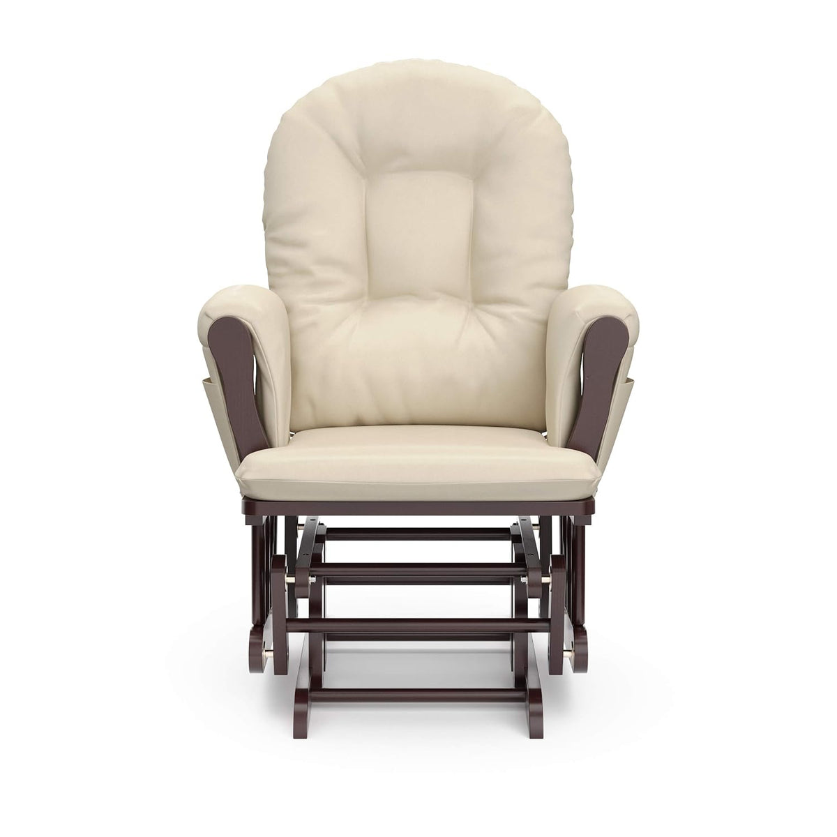 Premium Hoop Glider & Ottoman, Natural/Pink - Colors B