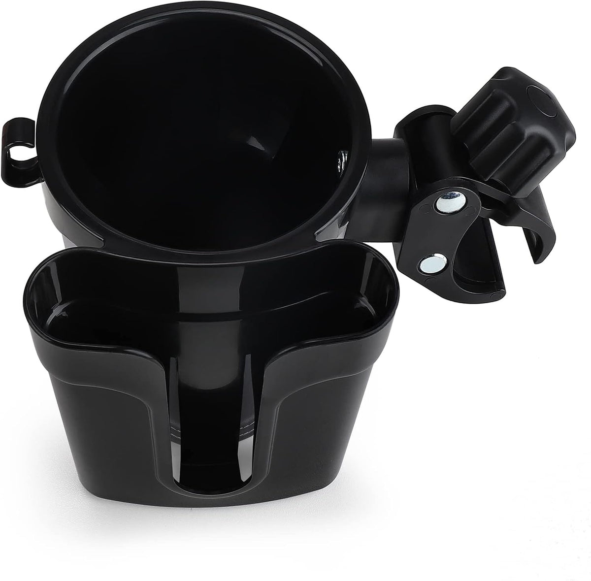 Stroller Cup Holder with Phone Keys Holder, 3-in-1 Universal Cup Holder, Drinks Bottle Holder for Stroller, Bike, Wheelchair, Walker, Scooter
