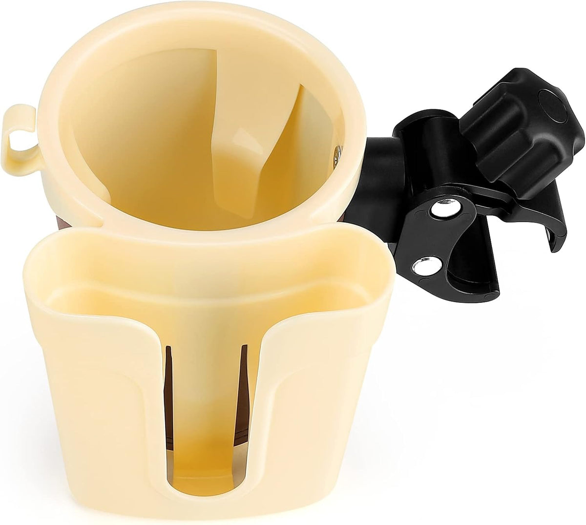 Stroller Cup Holder with Phone Keys Holder, 3-in-1 Universal Cup Holder, Drinks Bottle Holder for Stroller, Bike, Wheelchair, Walker, Scooter
