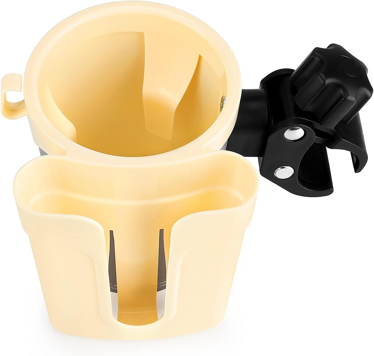 Stroller Cup Holder with Phone Keys Holder, 3-in-1 Universal Cup Holder, Drinks Bottle Holder for Stroller, Bike, Wheelchair, Walker, Scooter