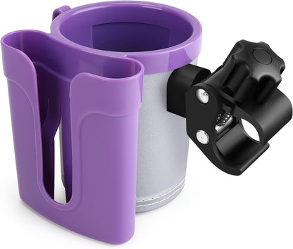 Stroller Cup Holder with Phone Keys Holder, 3-in-1 Universal Cup Holder, Drinks Bottle Holder for Stroller, Bike, Wheelchair, Walker, Scooter
