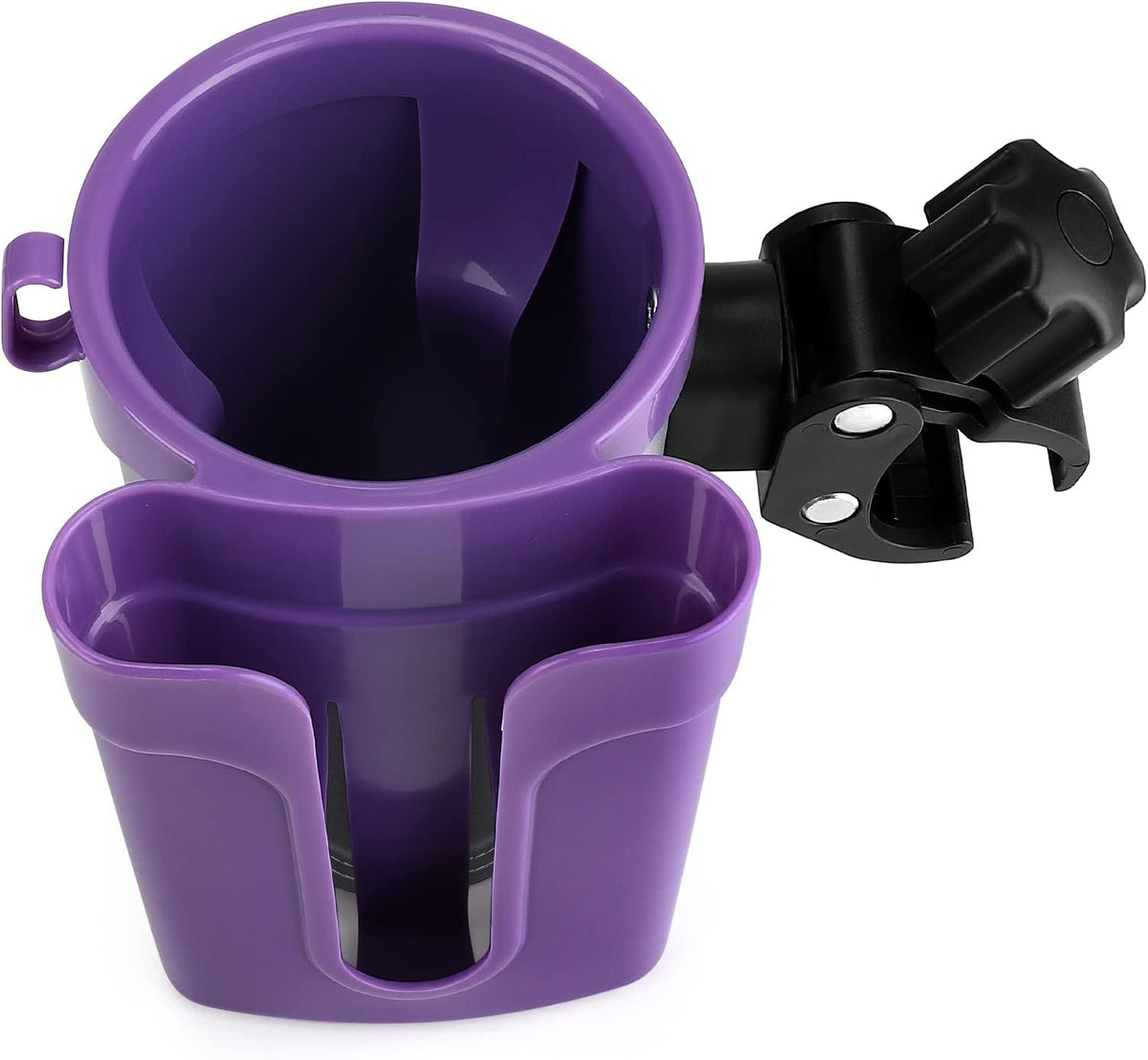 Stroller Cup Holder with Phone Keys Holder, 3-in-1 Universal Cup Holder, Drinks Bottle Holder for Stroller, Bike, Wheelchair, Walker, Scooter