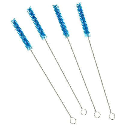 Deluxe Baby Bottle Cleaning Brush with Vent Brush, 1-Pack + Anti-Colic Options+ Vent/Reservoir Cleaning Brushes, BPA-Free, Blue, 5 Count
