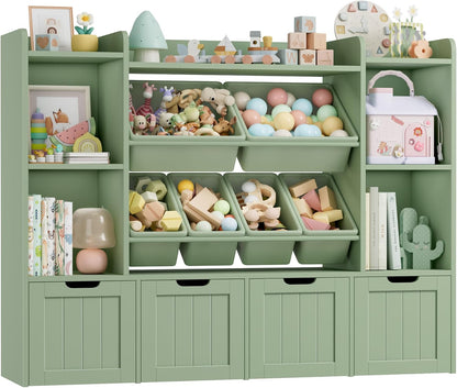 Toy Storage Organizer with Movable Drawer Toy Organizer for Kids