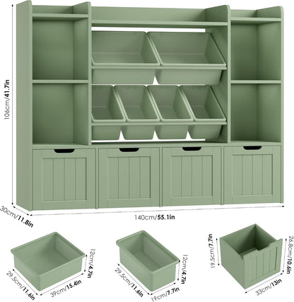 Toy Storage Organizer with Movable Drawer Toy Organizer for Kids