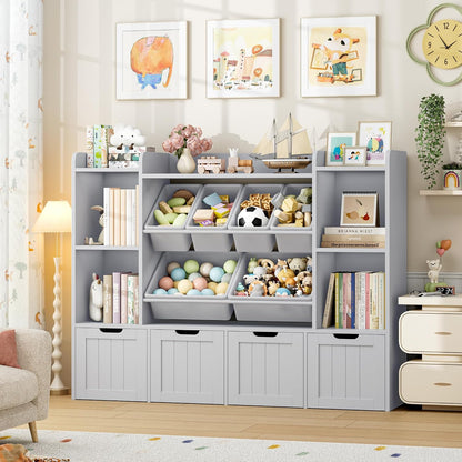 Toy Storage Organizer with Movable Drawer Toy Organizer for Kids