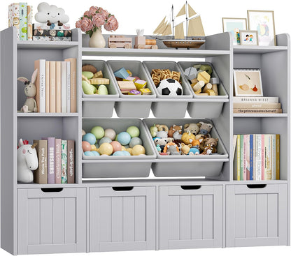 Toy Storage Organizer with Movable Drawer Toy Organizer for Kids