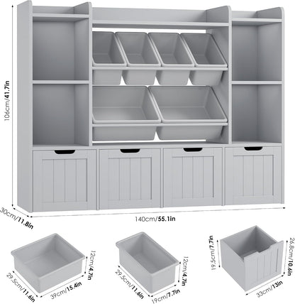 Toy Storage Organizer with Movable Drawer Toy Organizer for Kids