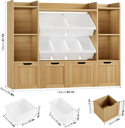 Toy Storage Organizer with Movable Drawer Toy Organizer for Kids