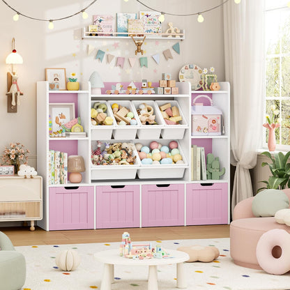 Toy Storage Organizer with Movable Drawer Toy Organizer for Kids