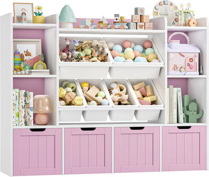 Toy Storage Organizer with Movable Drawer Toy Organizer for Kids