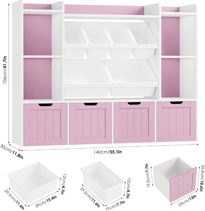 Toy Storage Organizer with Movable Drawer Toy Organizer for Kids