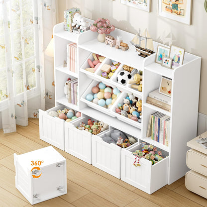 Toy Storage Organizer with Movable Drawer Toy Organizer for Kids