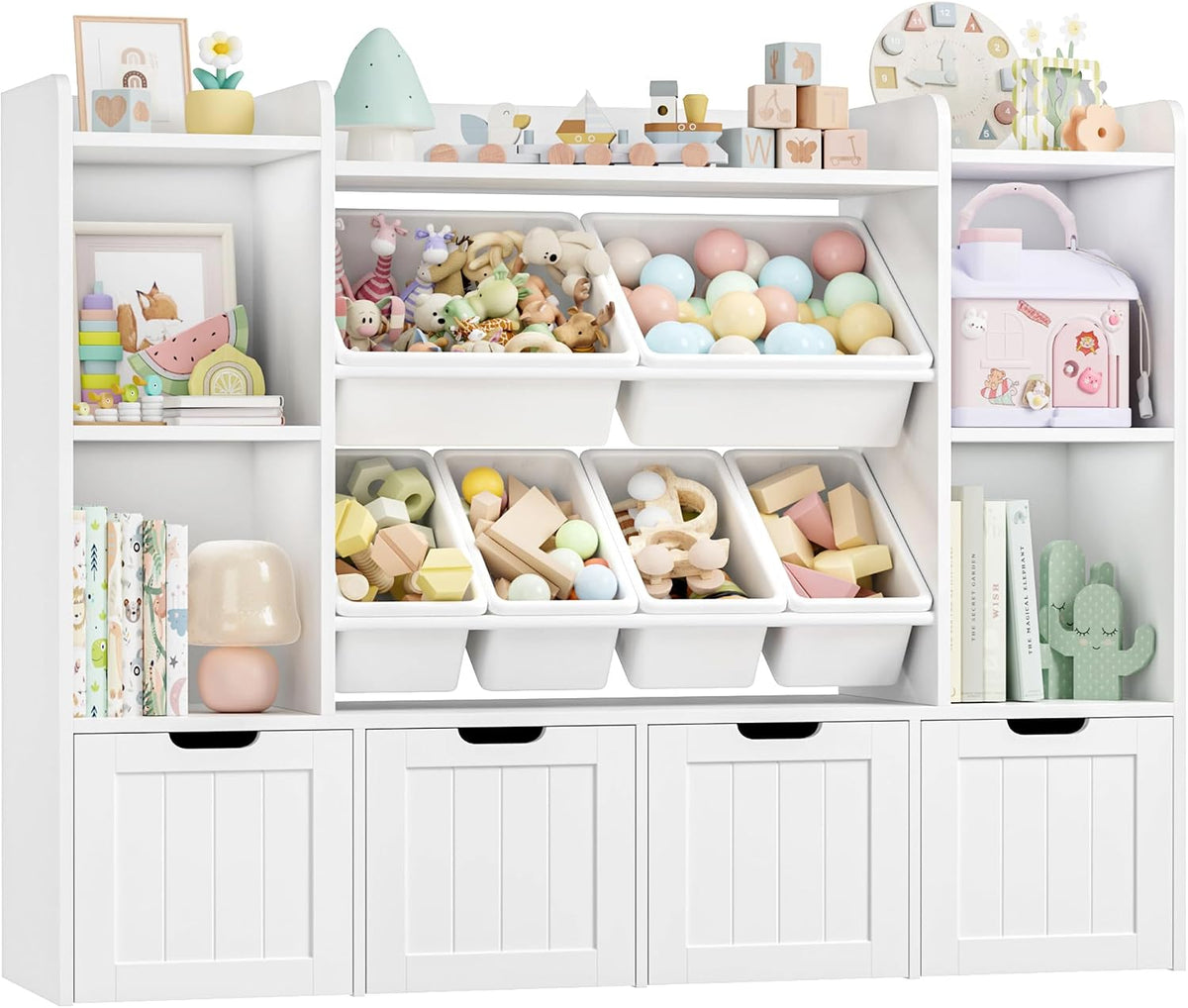 Toy Storage Organizer with Movable Drawer Toy Organizer for Kids