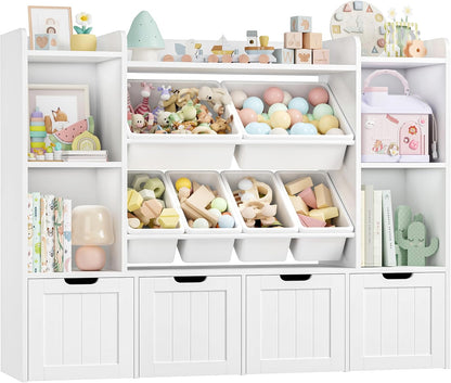 Toy Storage Organizer with Movable Drawer Toy Organizer for Kids