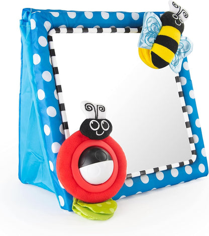 Tummy Time Floor Mirror, Developmental Baby Toy, Newborn Essential, Great Shower Gift, 0+ months