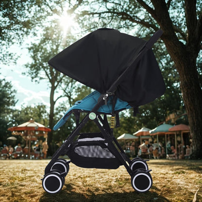 Baby Stroller Sun Shade - Waterproof UPF50+ Blackout Cover | Lightweight Lycra with Ventilated Mesh | Fits Infant Car Seat, Buggy, Bassinet, Carrycot, Numbers