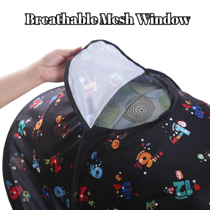 Baby Stroller Sun Shade - Waterproof UPF50+ Blackout Cover | Lightweight Lycra with Ventilated Mesh | Fits Infant Car Seat, Buggy, Bassinet, Carrycot, Numbers