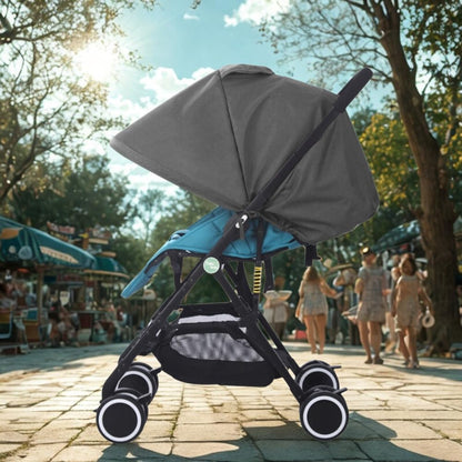 Baby Stroller Sun Shade - Waterproof UPF50+ Blackout Cover | Lightweight Lycra with Ventilated Mesh | Fits Infant Car Seat, Buggy, Bassinet, Carrycot, Numbers