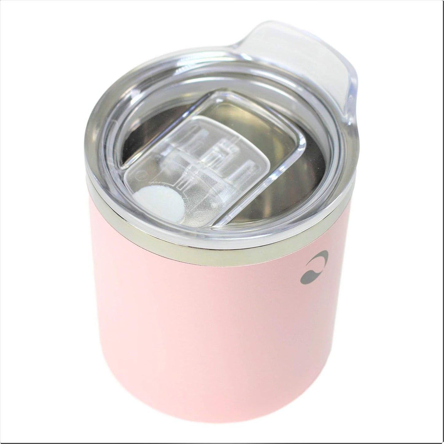 20oz Stainless Steel Tumbler, Vacuum Insulated Tumbler Pint Glass Beer Mug with Built-in Bottle Opener, THOR (20oz Beer Tumbler, Pale Pink)