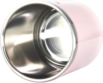 20oz Stainless Steel Tumbler, Vacuum Insulated Tumbler Pint Glass Beer Mug with Built-in Bottle Opener, THOR (20oz Beer Tumbler, Pale Pink)