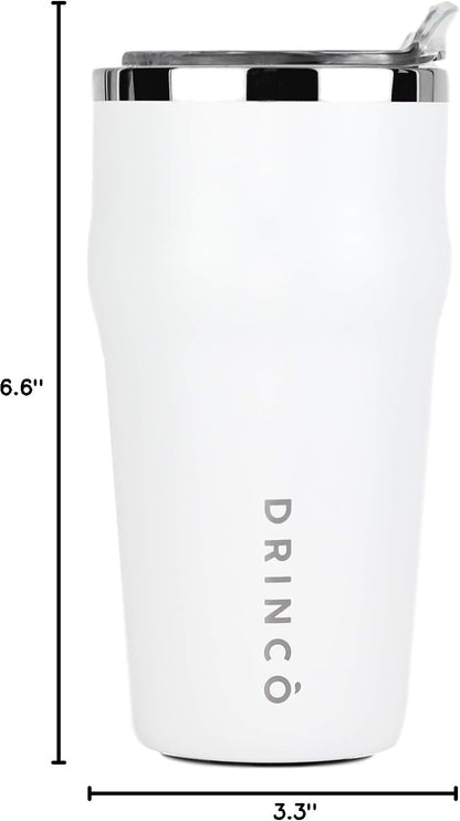 20oz Stainless Steel Tumbler, Vacuum Insulated Tumbler Pint Glass Beer Mug with Built-in Bottle Opener, THOR (20oz Beer Tumbler, Pale Pink)